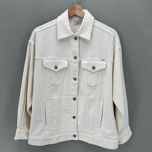 Parker Cream Off-White Denim Jacket